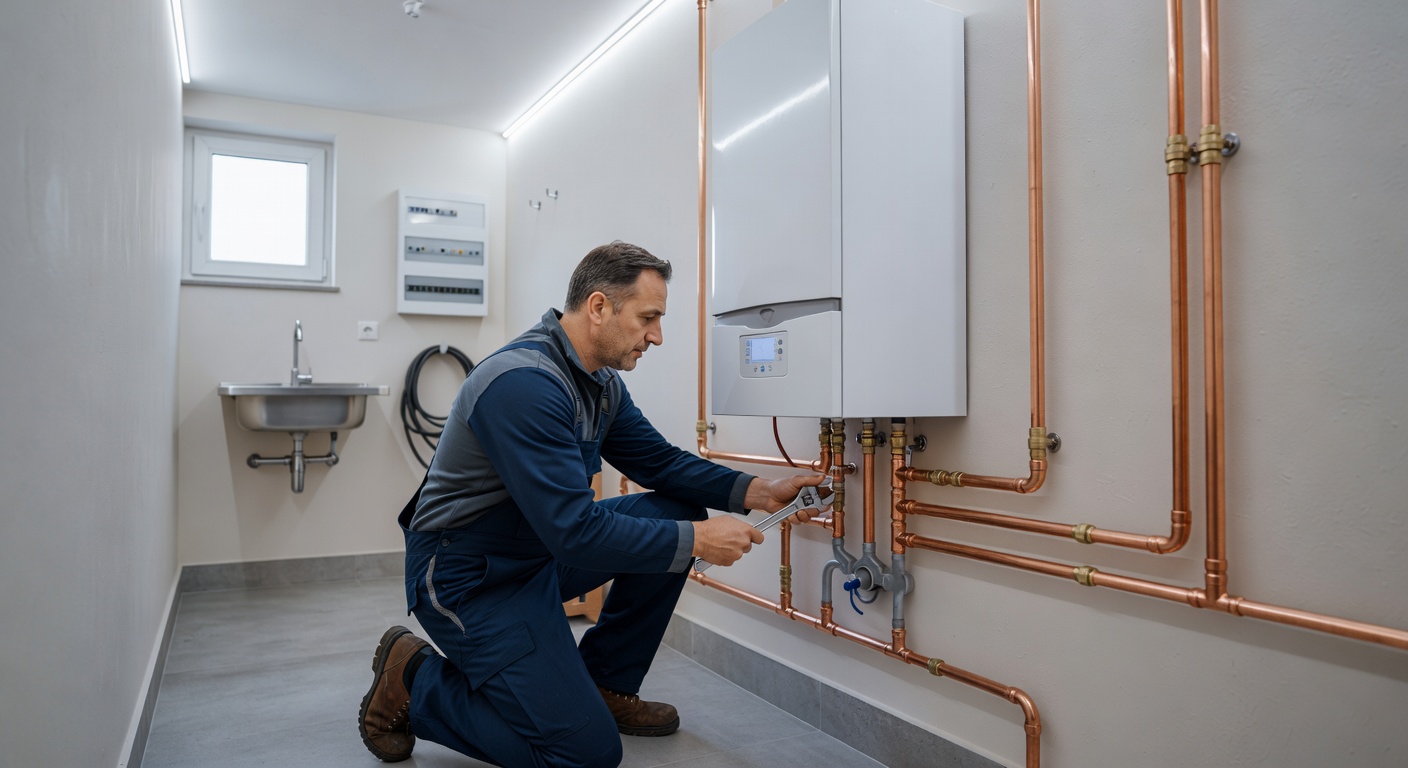 Kinetico water softener installation at a Luxembourg home — Aqua Purify