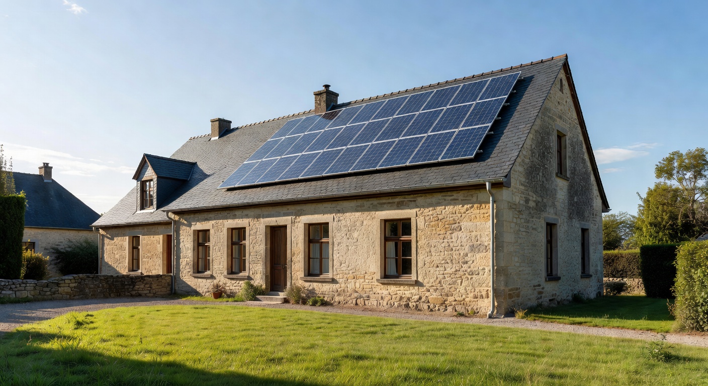 Solarmodulen op engem Haus zu Lëtzebuerg mat Klimabonus 2026