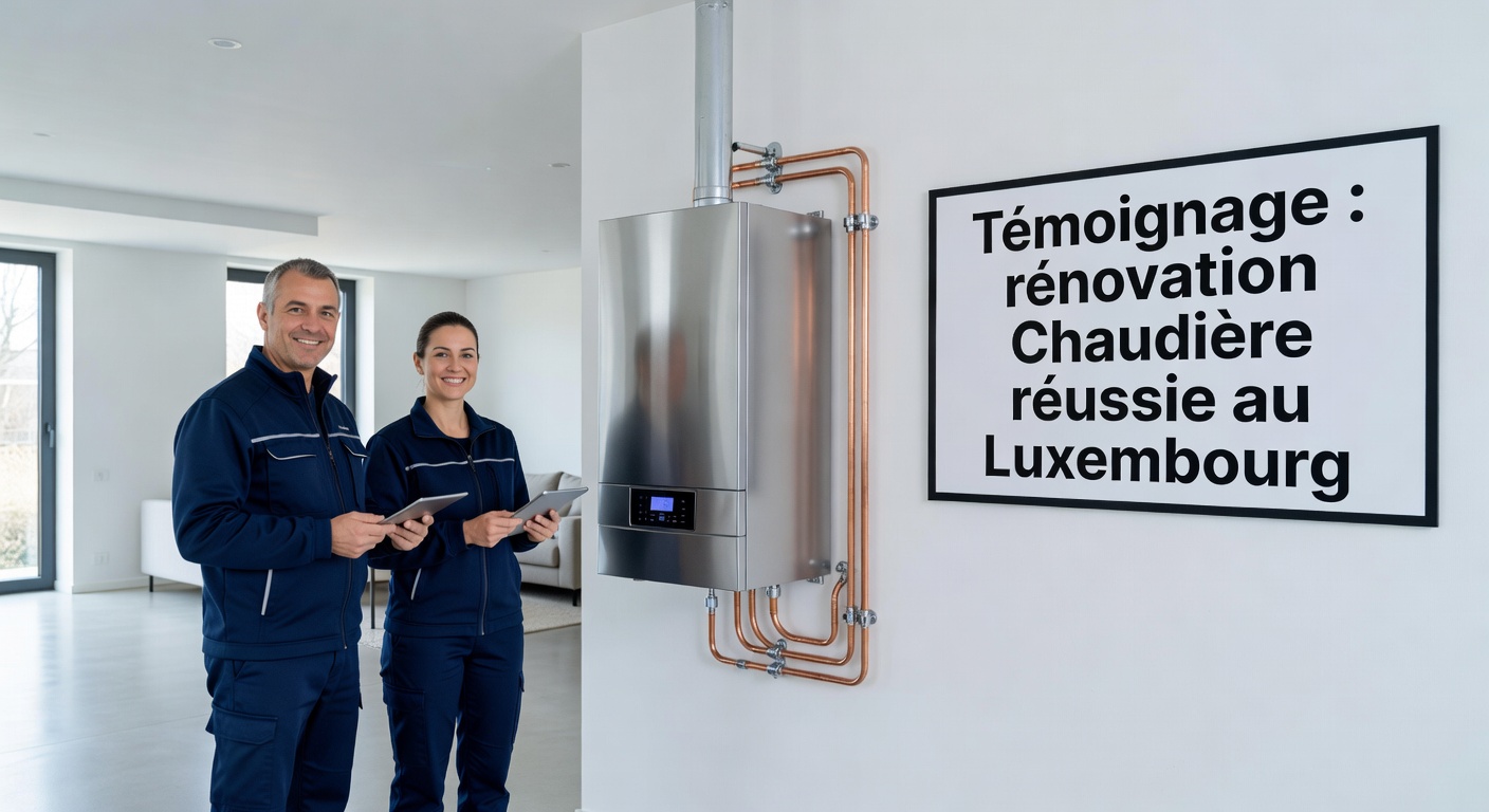 Temoignage : renovation Chaudiere reussie au Luxembourg