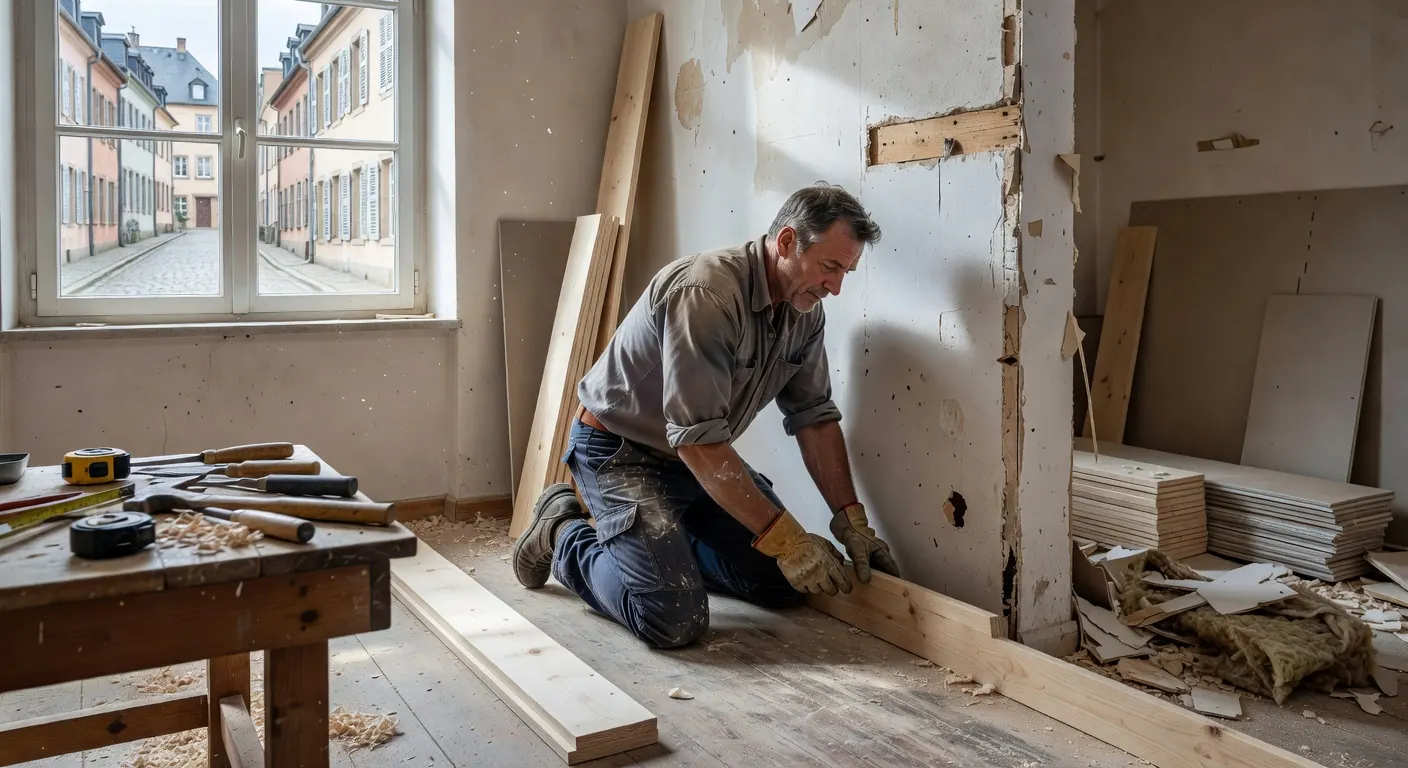 Système électrique moderne installé dans une maison au Luxembourg