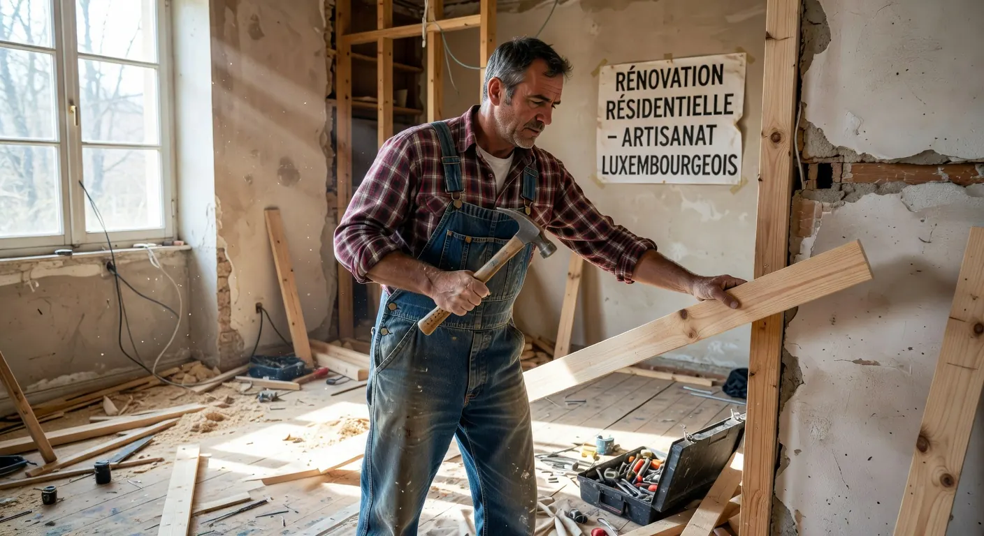 Illustration d'une maison isolée au Luxembourg en saison optimale