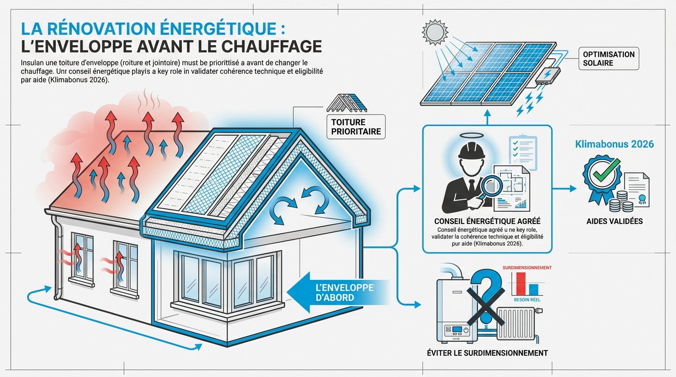 Renovation energetique lenveloppe avant le chauffage
