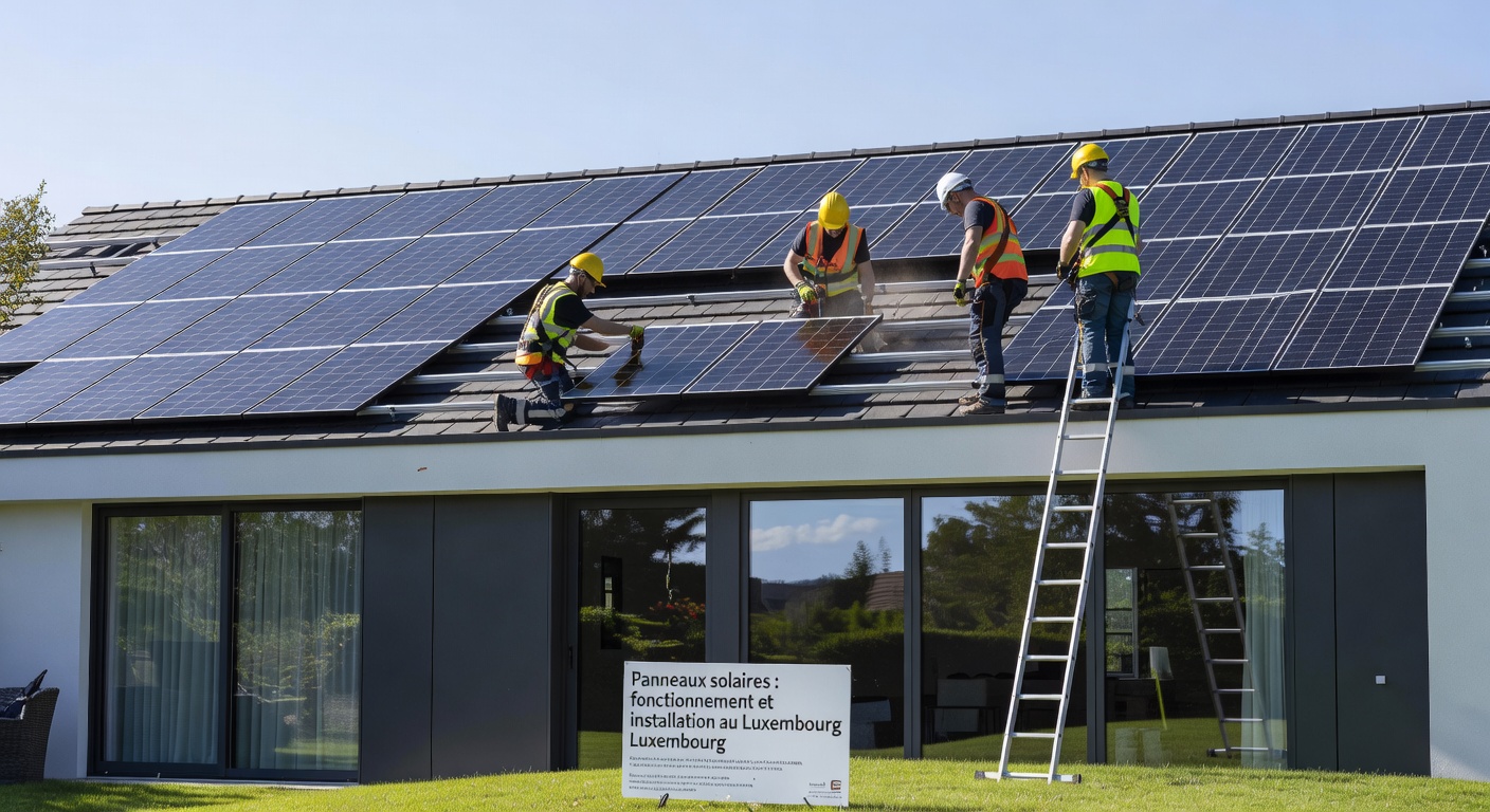 Panneaux solaires photovoltaiques a Esch-sur-Alzette installation